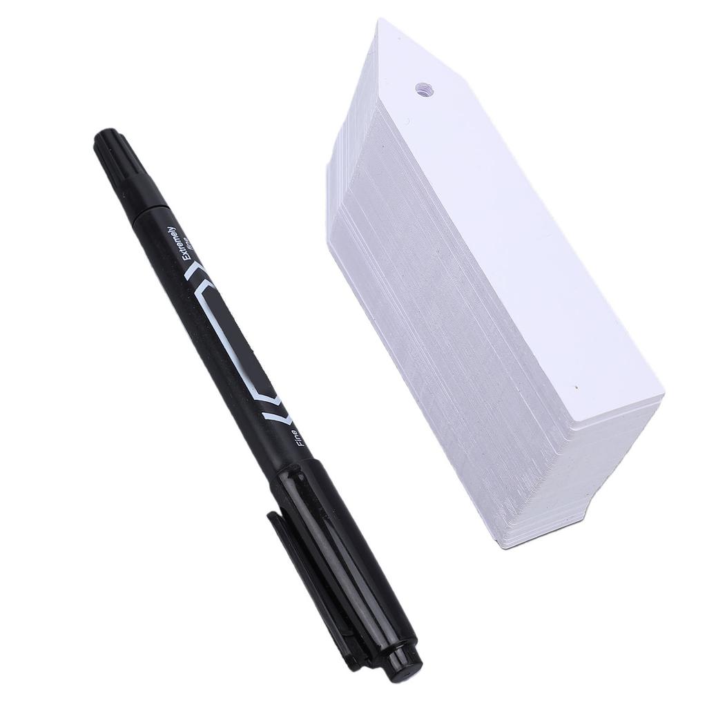 100pcs Plant Labels with Marker Pen Set Waterproofing PVC Plant Tags Garden Labels for Vegetables Flowers Indoor Outdoor
