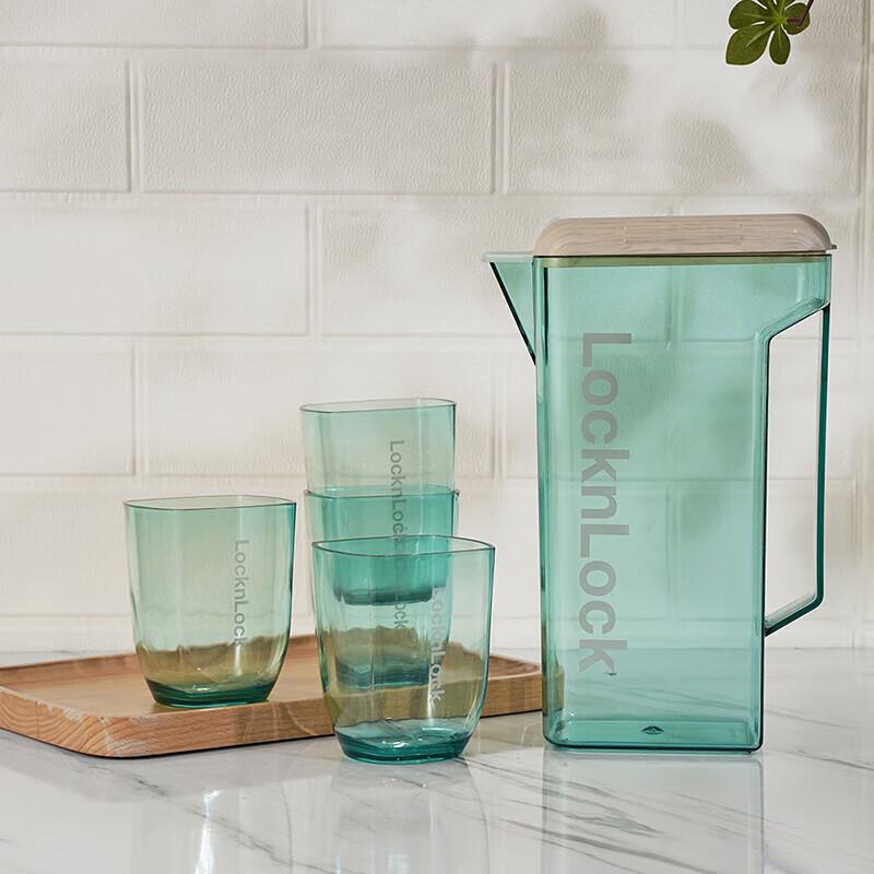 

LocknLock Nature Pitcher and 4-Cup 5-Piece Set
