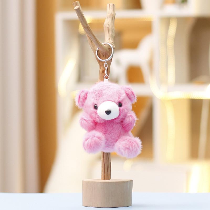 Pluche Beren Sleutelhanger Met Zacht Kort Pluche Voor Tas Decoratie En Verzamelen