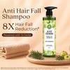 Just Herbs Rosemary & Amla Shampoo | Anti Hairfall | 8X Hair Fall Reduction | Strengthens Weak Hair & Reduces Breakage | 14 Herbs | Paraben-Free,