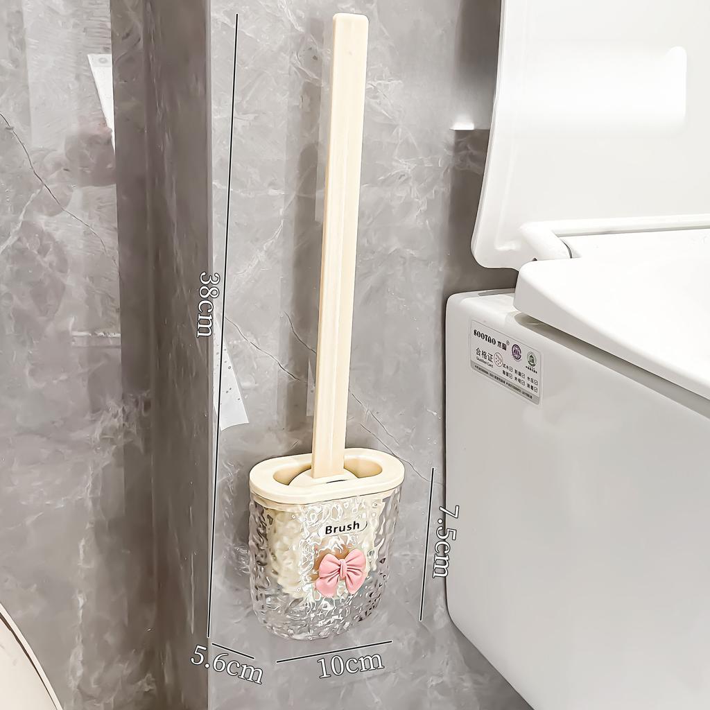 Silikon Toilettenbürste für Haushalt Wandmontiert Badezimmerreinigung Toilettenbürste zum Waschen von Toiletten