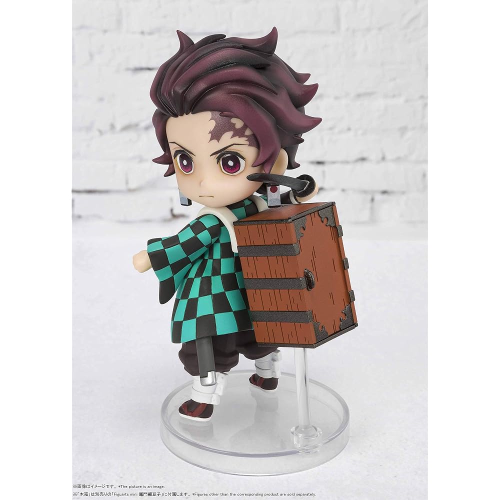 TAMASHII NATIONS Figuarts Mini Demon Slayer Kamado Tanjiro Approx. 90mm PVC & ABS Pre-painted Act...