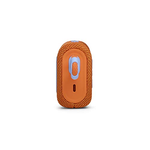 JBL GO3 Bluetooth Speaker, USB C Charging, IP67 Dustproof and Waterproof, Passive Radiator, Portable, 2020 Model, Orange, JBLGO3ORG