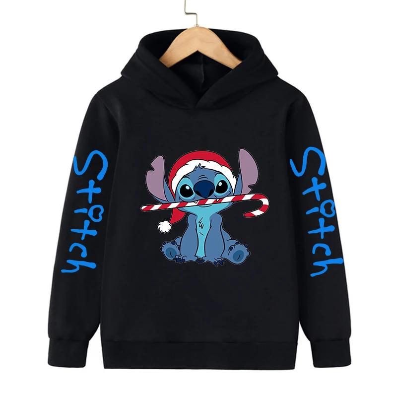 Nuovo Felpa Cool Stitch Bambini Vestiti Cartoni Animati Bambina Bambino Lilo e Stitch Felpa Manga con Cappuccio Top Casual per Bebè