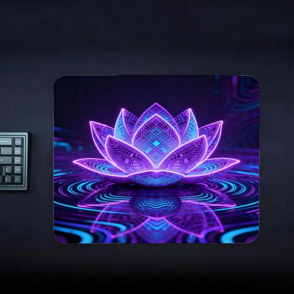 Dream Lotus Mouse Pad Square Computer Office Game Table Mats Rubber Anti-slip Laptop Mousepads 40X45 Large 22x18 Desk Pads