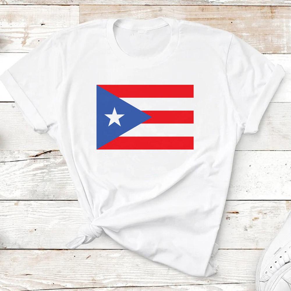 Puerto Rico top Women summer Y2K comic t shirt girl Japanese anime harajuku clothing S