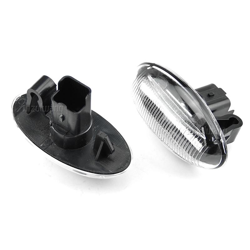 Pair Led Dynamic Turn Signal Side Marker Light For Peugeot 307 206 407 107 607 Sequential Blinker Light For Citroen C1 C2 C3
