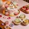 Nonstick Mousse Cake Decorating Flexible Candle Mold 3D Flower Silicone Mold  Soap Crafting