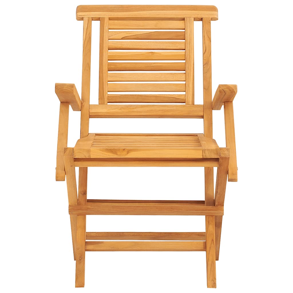 Garden Chairs 8 pcs Foldable 56 x 63 x 90 cm Solid Teak Wood