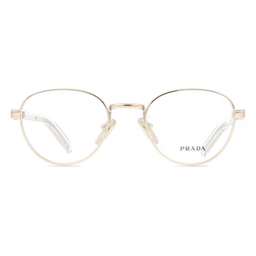 

Prada Women Eyeglasses Pr B53v Zvn1o1 Gold/49-20-145