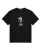 VANNWORKS Over Size Bear Oversized Short Sleeve T-Shirt (Vndts238) Black