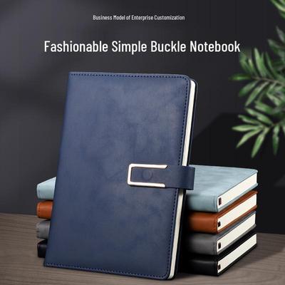 Anpassbares A5 Geschäftsgeschenk-Set - PU-Leder-Notizbuch mit Logo-Druckoption