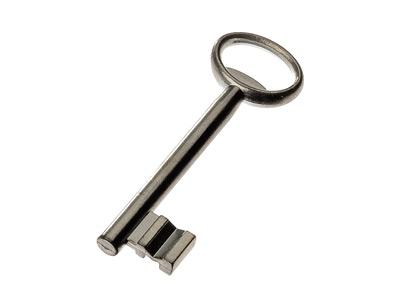 Jania Rolka 90/22 Key-Locked Mortise Lock - Mp Zw 90 Rzj