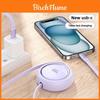 Apple Iphone 15 Lightning Typec Charging Cable With 100w Power And Retractable Design For Travel And Office