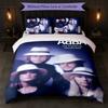 ABBA Print 3Pcs Duvet Cover Set 1 Duvet Cover and 2 Pillowcases Soft Bed Linen For Household Bedroom