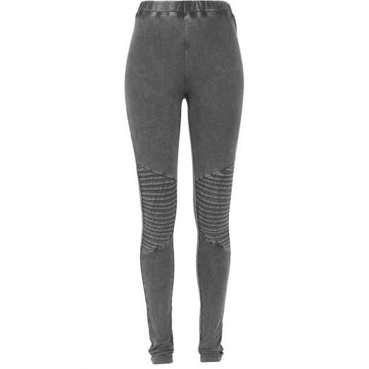 Damen Denim Jersey Legging Urban Classics Grau