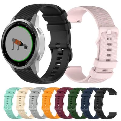 Silikonrem för Garmin Vivoactive 3 4 4S Smart Watch Band Ersättningsarmband för Garmin Venu 2 2S