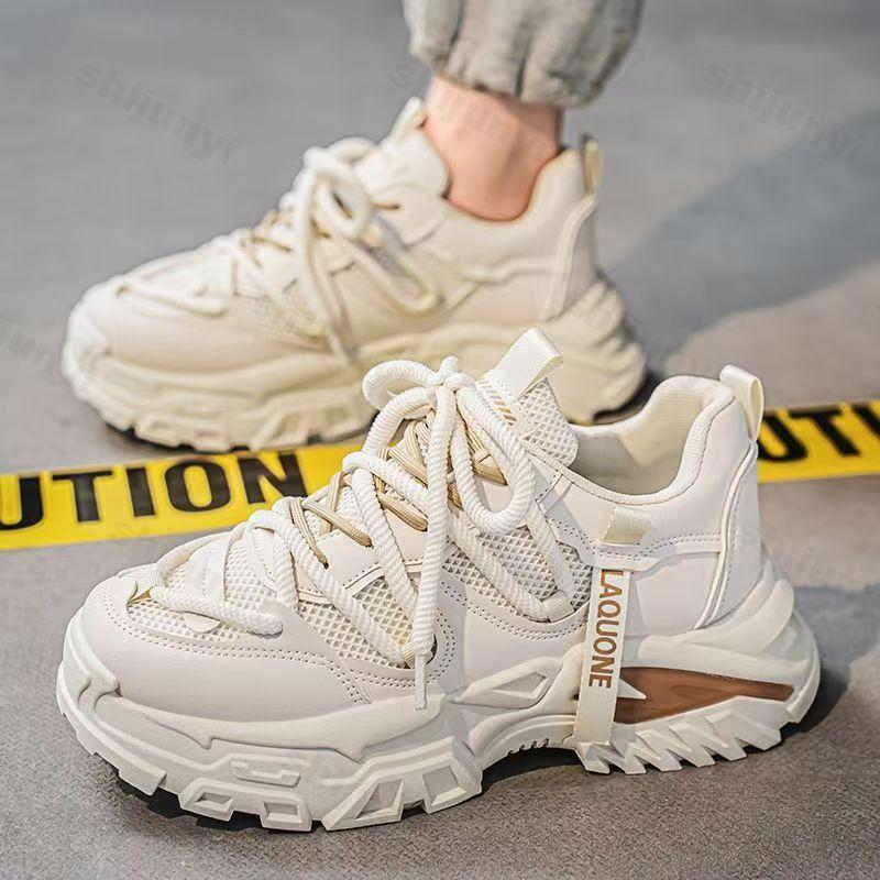 Fashion Men Casual Sports Shoes 2025 Summer Anti-slippery Mesh Breathable Outdoor Running Shoes Student Fashion Male Sneakers Zapatillas