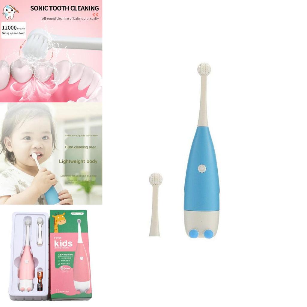 Automatic Electric Toothbrush For Kids With Soft Silicone For Baby And Toddler