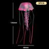 3Pcs Artificial Glowing Fluorescent Jellyfish Aquarium Decoration Fish Tank Underwater Plant Marine Aquatic Landscape Ornament
