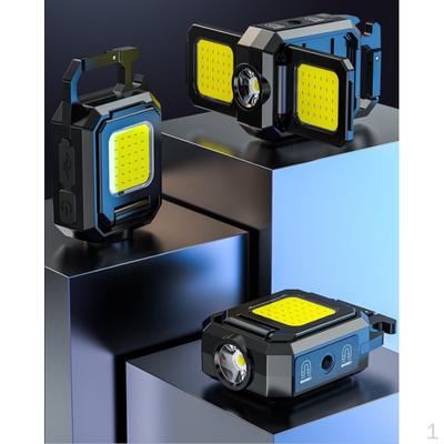 Lampe de poche porte-clés COB Rechargeable Lumière Haute Luminosité Mini Lampes d'Urgence, pour le Transport Quotidien