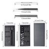 50Pcs Electrician Screwdriver Set, Magnetic Tip Antislip Handle Screwdriver Set Electrical Work Repair Tool