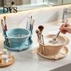 Silicone Painting Brush Rinser Paint Cleaner Cup, with Texture, Foldable Compact Art Washer for Cleaner, Watercolor And Makeup