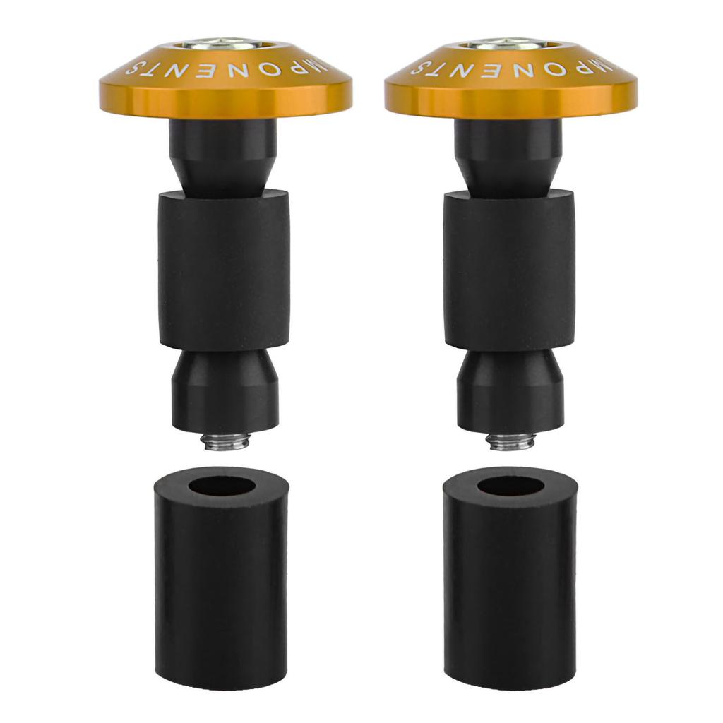 22mm 7/8inch Motorcycle Handlebar End Slider Plug for Racing ATV Offroad Black