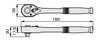 TONE Ratchet Handle Drive (Hold Type) HPRH33K, 9.5mm (3/8")