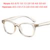 Rivets Frame Small Square Women Myopia Spectacles With Cylinder 0 -0.5 -0.75 To -6.0 Men Hyperopia +0.5 To +6.0