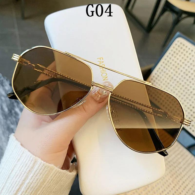Lunettes de soleil Femme Tendance Vintage Designer Lunettes de soleil Homme Mode de luxe Lunettes Luxe Oculos Lunettes de soleil Femme Zonnebril