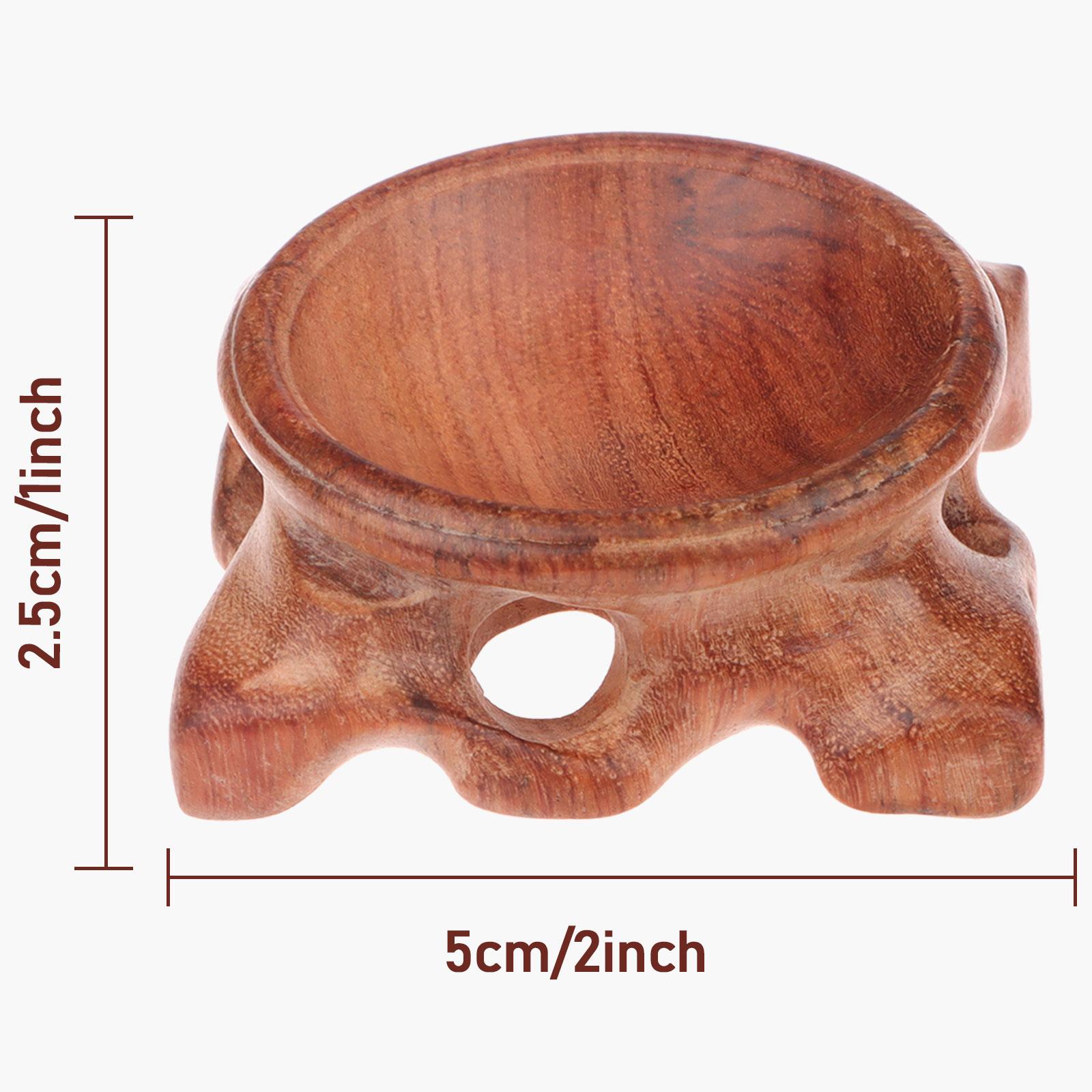 

2 шт. шаровых основания, подставка для хрустального шара, подставка для дисплея из натурального дерева one size