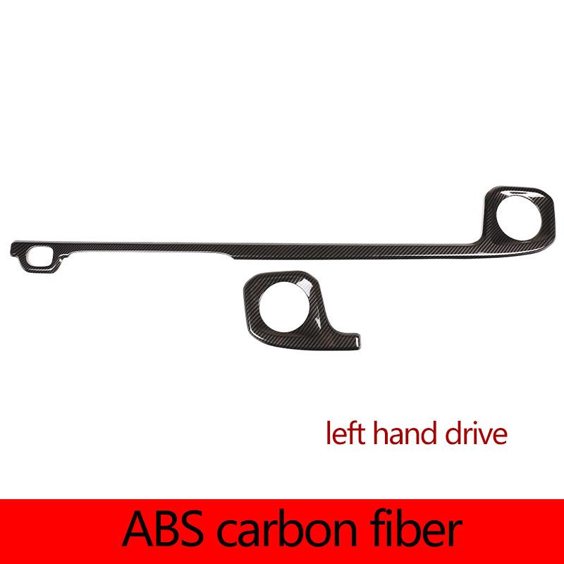 

For Mercedes-Benz G-Class W464 2019-2025 Car Interior Carbon Fiber Style Central Control Side Air Outlet Trim Car Accessories LHD ABS Carbon