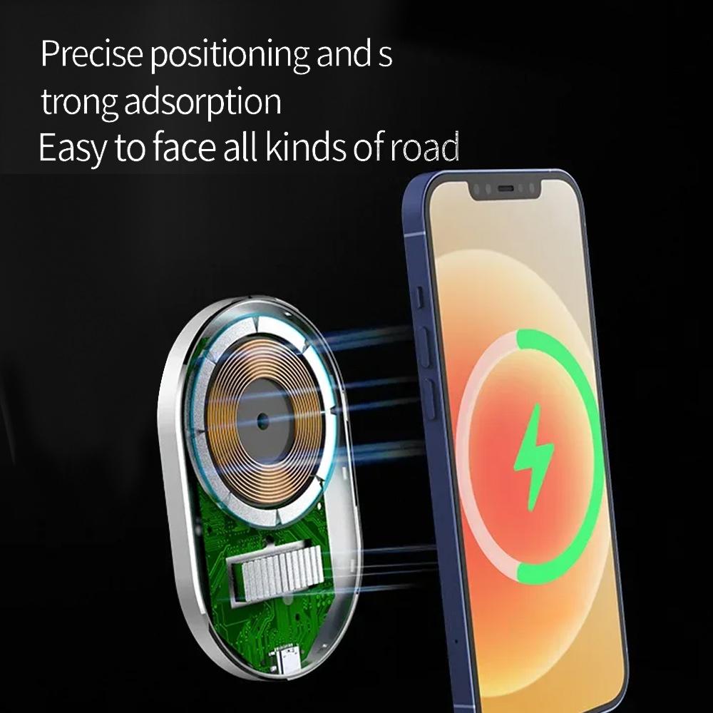 Nou Încărcător Auto Wireless Magnetic de 40W Potrivit pentru Magsafe iPhone 12 13 14 15 Pro Max Magnet 15W Încărcătoare Wireless Qi Suport