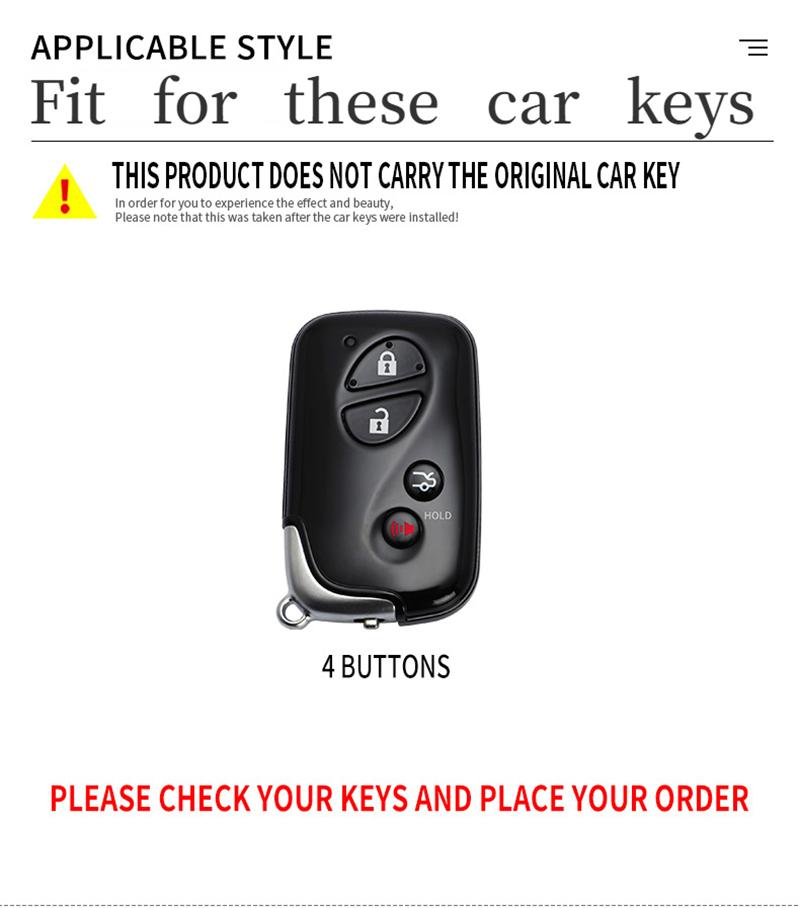 4 Buttons Tpu Car Key Cover For Lexus Ct200H Gx400 Gx460 Is250 Is300C Rx270 Es240 Es350 Ls460 Gs300 450H 460H Shell Case