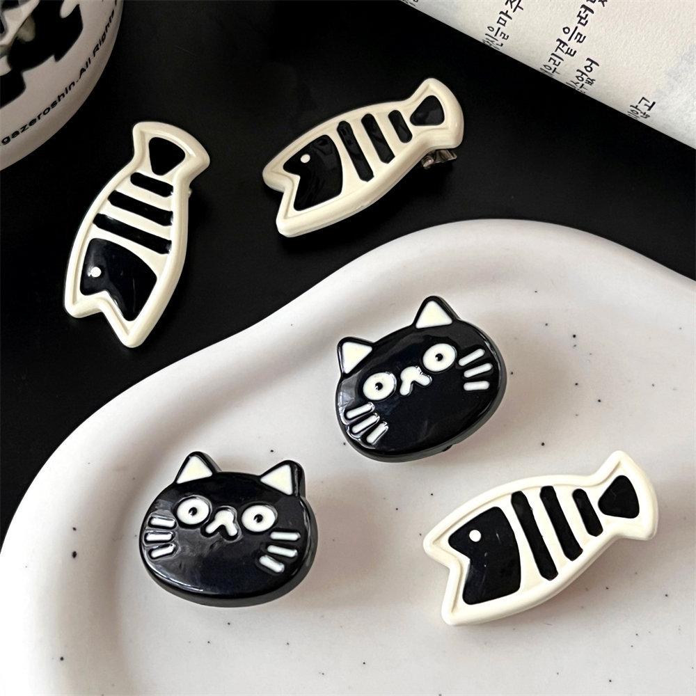 Cartoon Cat Hair Clip Korean Style Cat Duckbill Clip Cute Fish Hairpin Girls