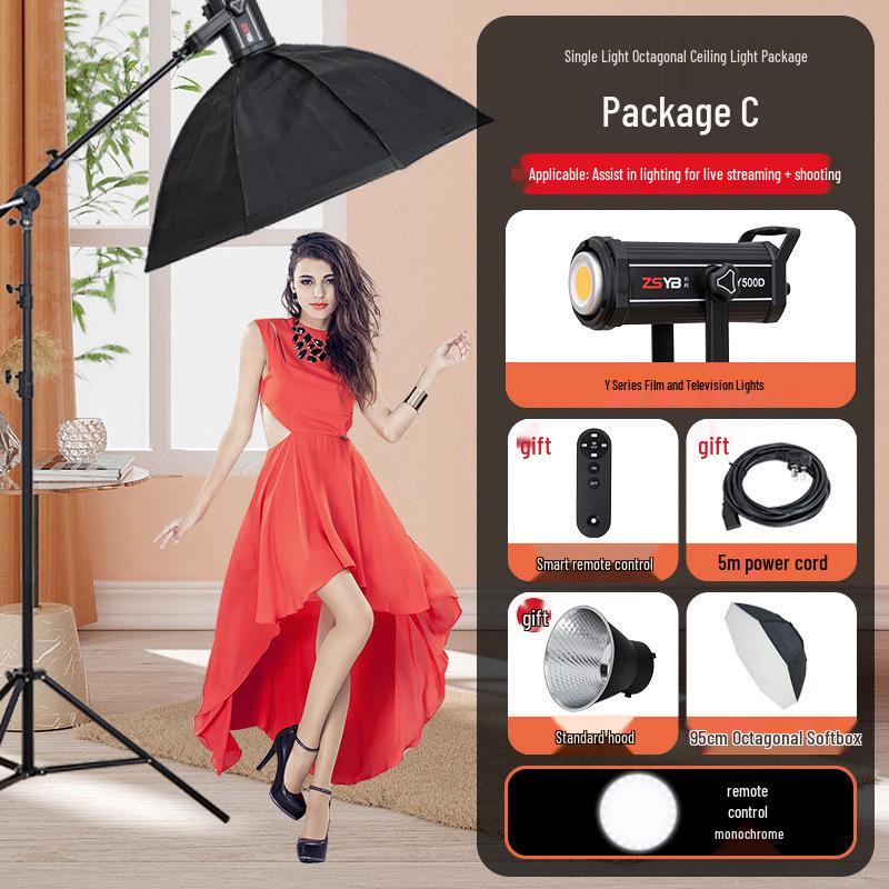 Yingbang Y500 Dual-Color Fill Light for Live Broadcast & Portrait Photography