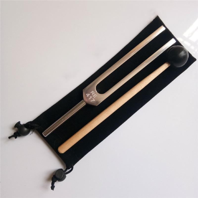 Multiple Frequencies Silver Tuning Fork Aluminum Sound Healing Therapy Resonance Tuning Forks for Healing Musical Instrument Percussion