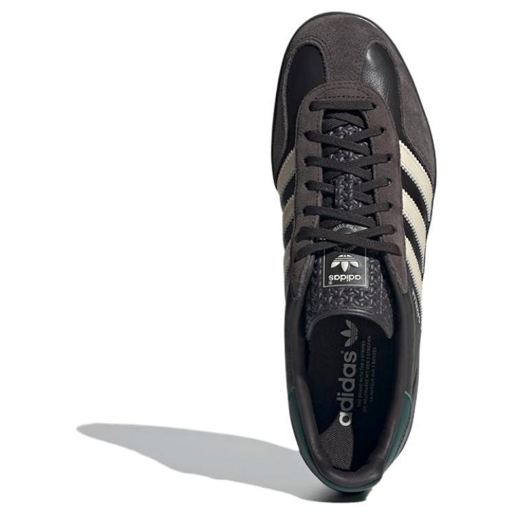 Adidas Originals Gazelle Comfortable Versatile Breathable Low-Top Sneakers Unisex Sneakers Black Brown IH0374