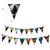 Pendant Flag Halloween Pumpkin Paper Art Party Scenes Layout Pennants Decoration