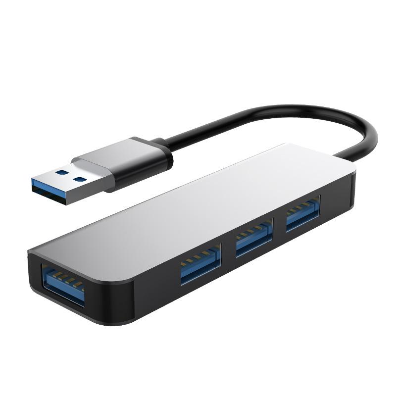 USB 3.0 Aluminum Alloy 4-Port Laptop Hub