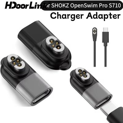 HdoorLink Für Shokz Ladeadapter USB C Adapter Ladekonverter USB C Ladekabel Adapter USB C Adapter für SHOKZ OpenSwim Pro S710