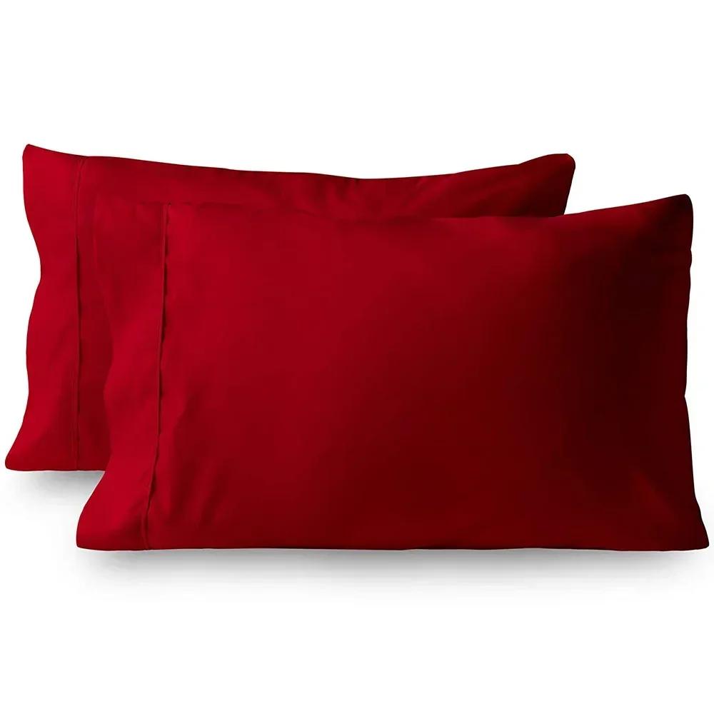 1 Stück reine Baumwolle Polyester Kissenbezug Dick Umschlag Kissenbezug Abdeckung Weich Schlaf Standardgröße Hohe Qualität Bettwäsche Heimtextilien