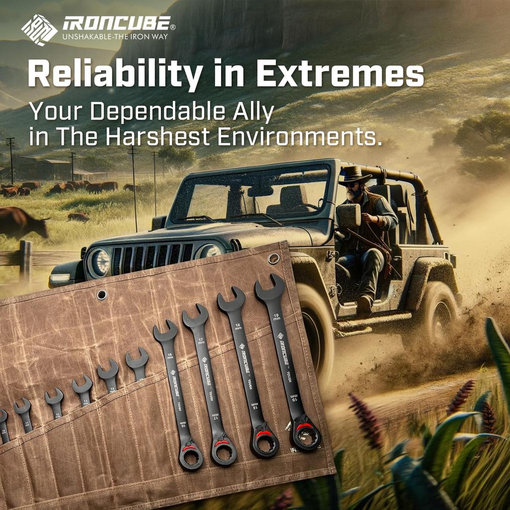 Ratsche für Heimwerker Praktisches umkehrbares Schraubenschlüssel-Set Robuste schwarze Stahl-Oberfläche mit Wachs Perfektes Tagesgeschenk 72-Zahn Mechaniker, Aufbewahrung