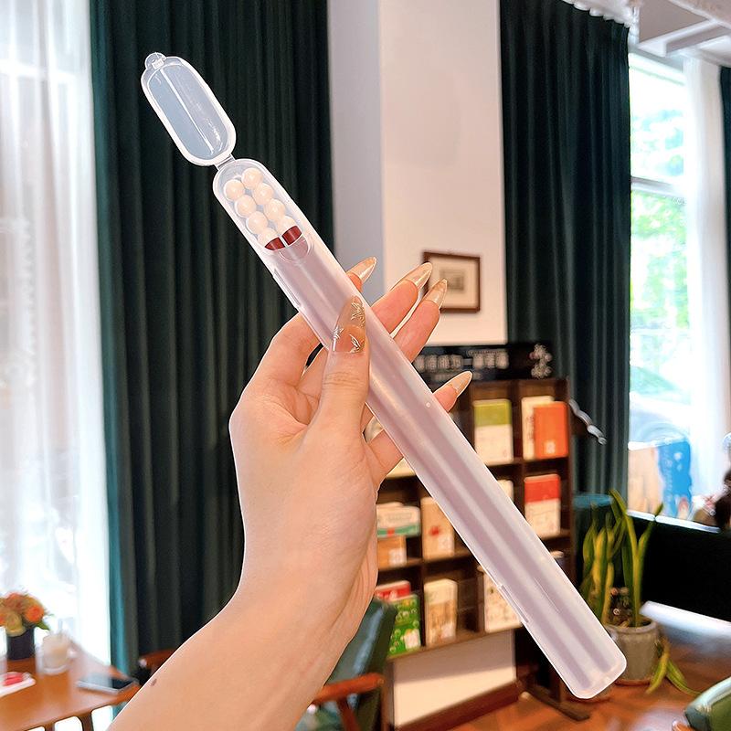 

Chopsticks 1 Pair with Carry Case Reusable Non-Slip Lightweight Chinese Korean Chopsticks, 9.6 Inch long 1 pair білий/червоний