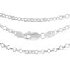 Gin No Rolled Length Width Silver Necklace Necklace Chain for Chain Only [Shinjuku Kura] Chain, 40-60cm (60cm), Approx. 2.3mm, 925, Chain, Men, Sv925,