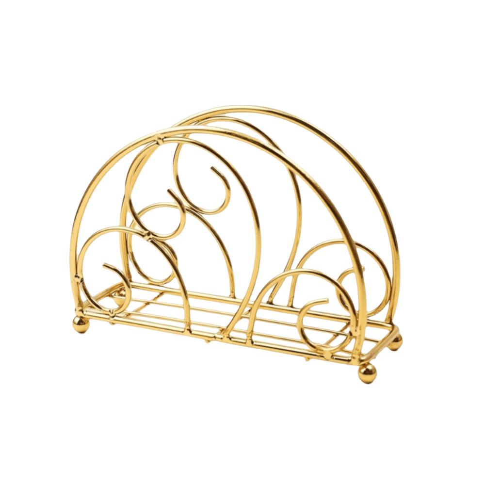 Ironwork Napkin Storage Rack Metal Tissue Dispenser High Quality Paper Stand  Table Decoration