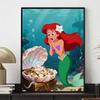 Disney Diamond Art Painting Kit Ariel's Treasure 5D Diamond Painting Dot Art Home Wall Decor