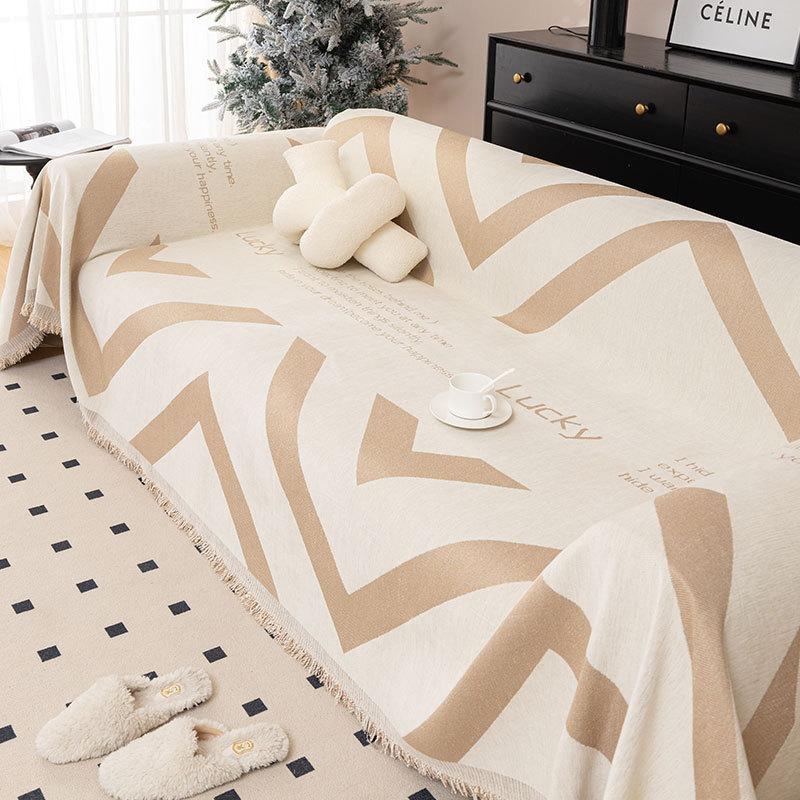 Полотенце для дивана из шенилловой ткани с защитой от царапин от кошек — фото 8