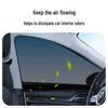 Car Interior Anti-Mosquito Mesh Sunshade and Privacy Net Curtain